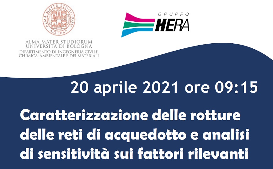 Caratterizzazione delle rotture delle reti di acquedotto e analisi di sensitività sui fattori rilevanti