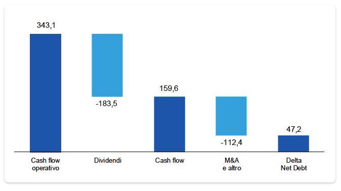 CASH FLOW (mln/euro)