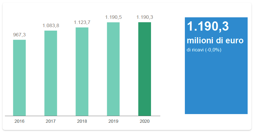 RICAVI (mln/euro)